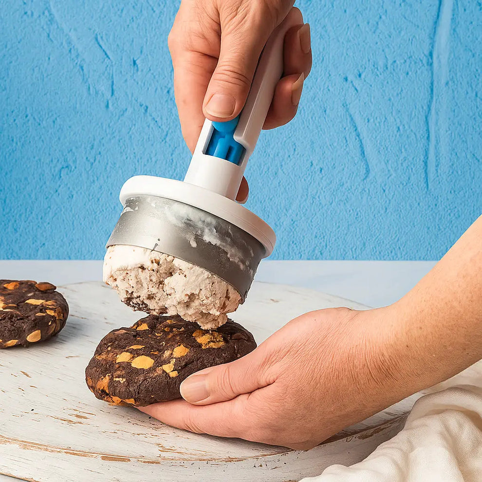 JollyScoop - Cuchara para helado tipo sándwich: ideal para postres creativos de verano