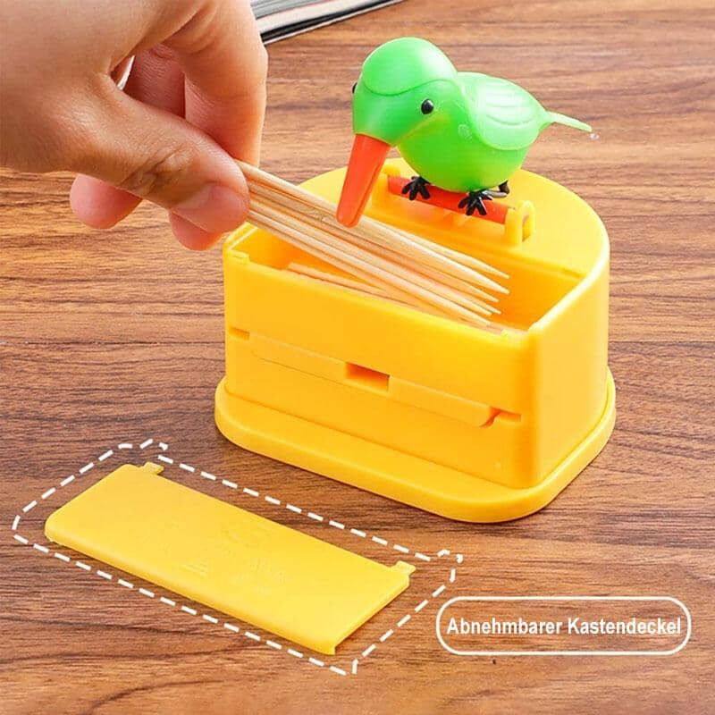Gluschwein - Kreativer automatischer Zahnstocherbox-Karikaturvogel