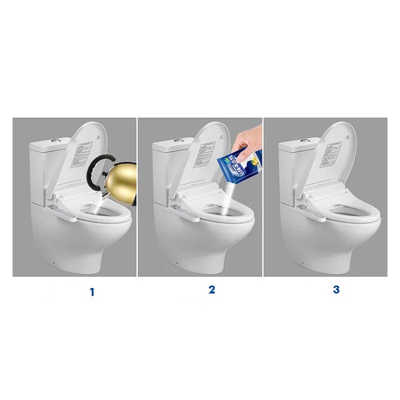 Gluschwein - Kraftvoller Vergilbungs- und Kalkentferner für die Toilettenschüssel
