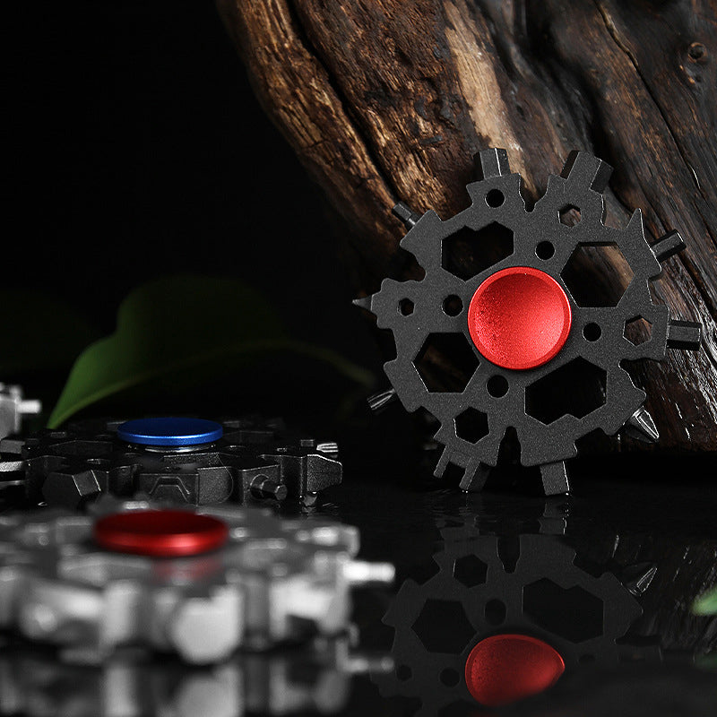 Gluschwein - 23-in-1 Snowflakefidget spinner Multitool