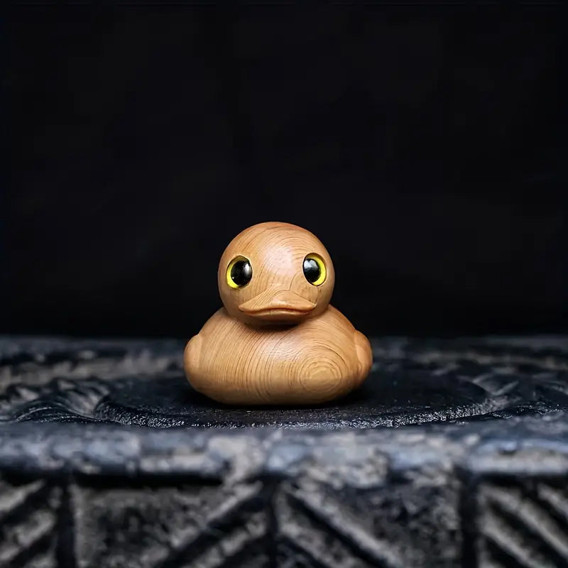 Gluschwein - Handgefertigte Gummiente aus Holz