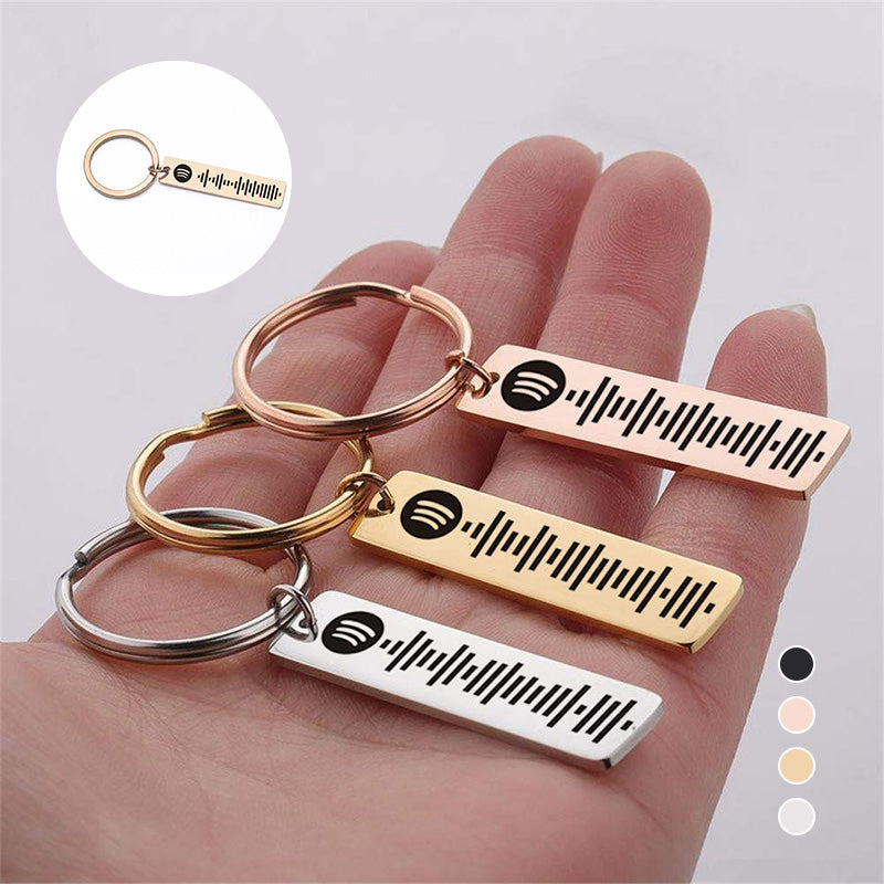 Gluschwein - Benutzerdefinierter Spotify-Code-Musik-Schlüsselanhänger