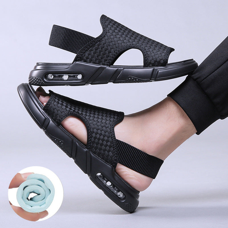 Gluschwein - Gewebte Sommersandalen mit weicher Sohle