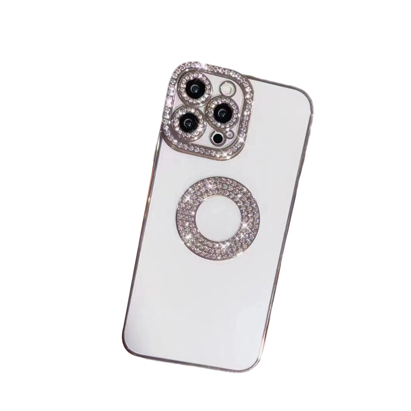 Gluschwein - Glitzer-Diamant-iPhone-Fall Gold