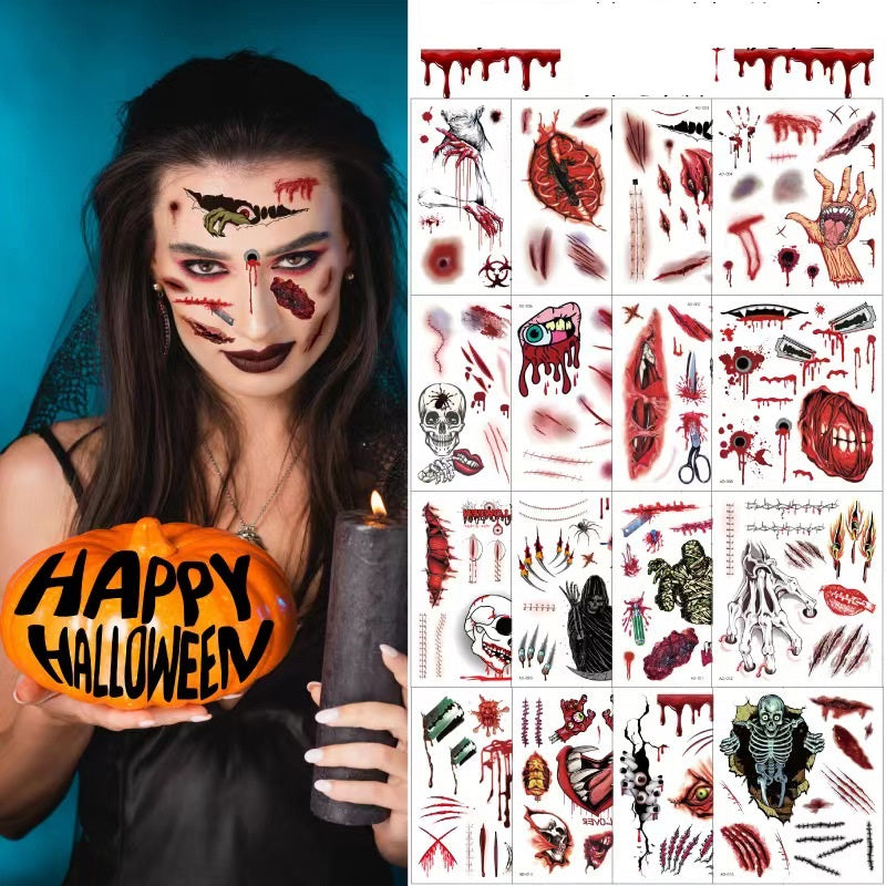 Gluschwein - đFRĂHE HALLOWEEN-AKTIONđGruseliges TemporĂ€res Halloween-Tattoo