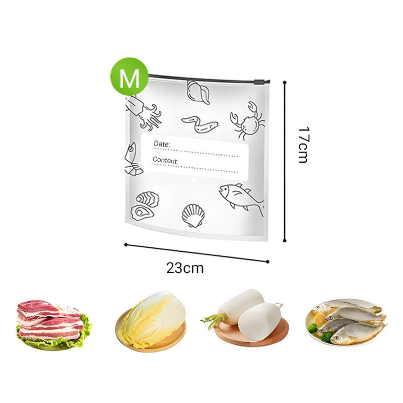 Wiederverwendbare, verschließbare Aufbewahrungsbeutel aus Aluminiumfolie