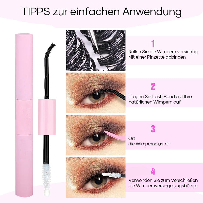 Gluschwein - Wiederverwendbares selbstklebendes Wimpernset