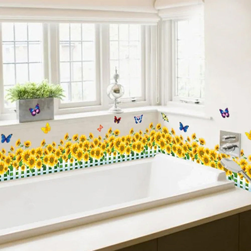 Gluschwein - Natürliche 3D-Blumen-Wanddekoration aus grünem Gras