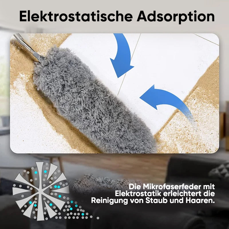Gluschwein - Einziehbarer Staubbürsten-Staubwedel