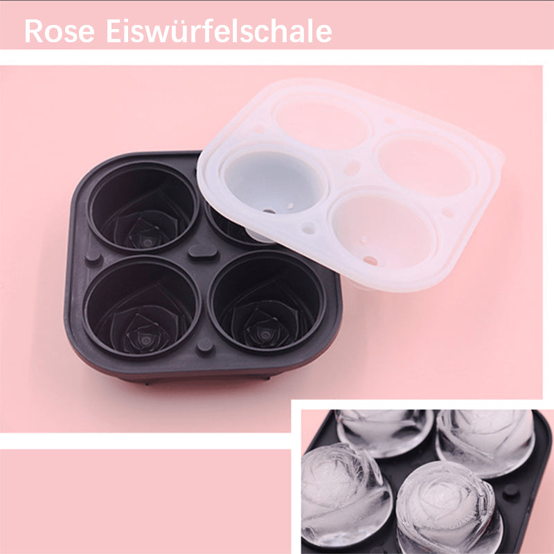 Gluschwein - Rose Eiswürfelform Aus Silikon