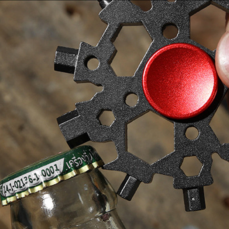Gluschwein - 23-in-1 Snowflakefidget spinner Multitool