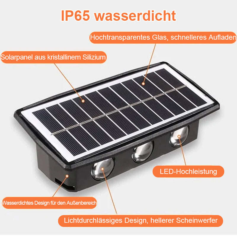 Gluschwein - Solar-Außenwandleuchte