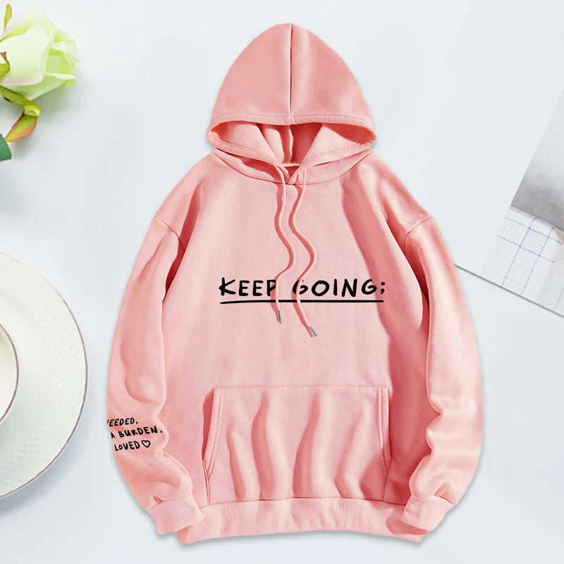 Gluschwein - Sweatshirt '100 Gründe, am Leben zu bleiben'.