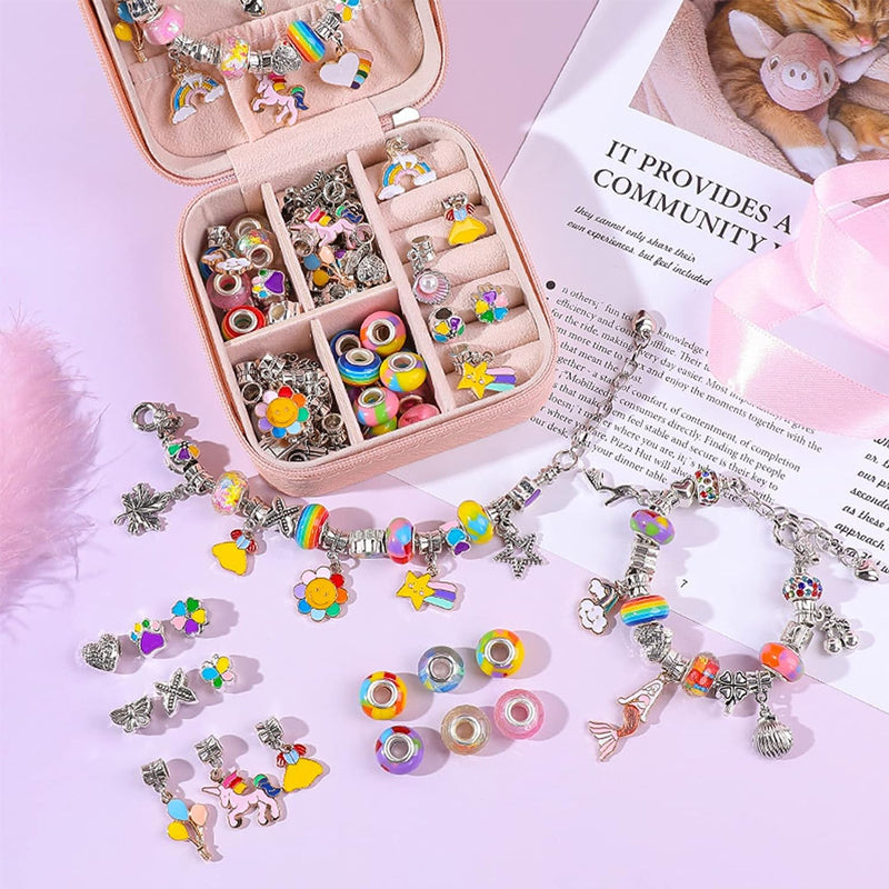 Gluschwein - Handgefertigtes Perlenarmband-Set für Kinder