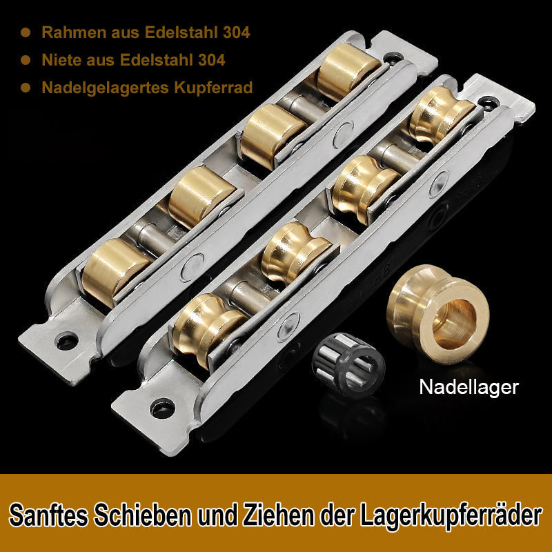 Gluschwein - Riemenscheibe aus Edelstahl und Kupfer(2 Stück)