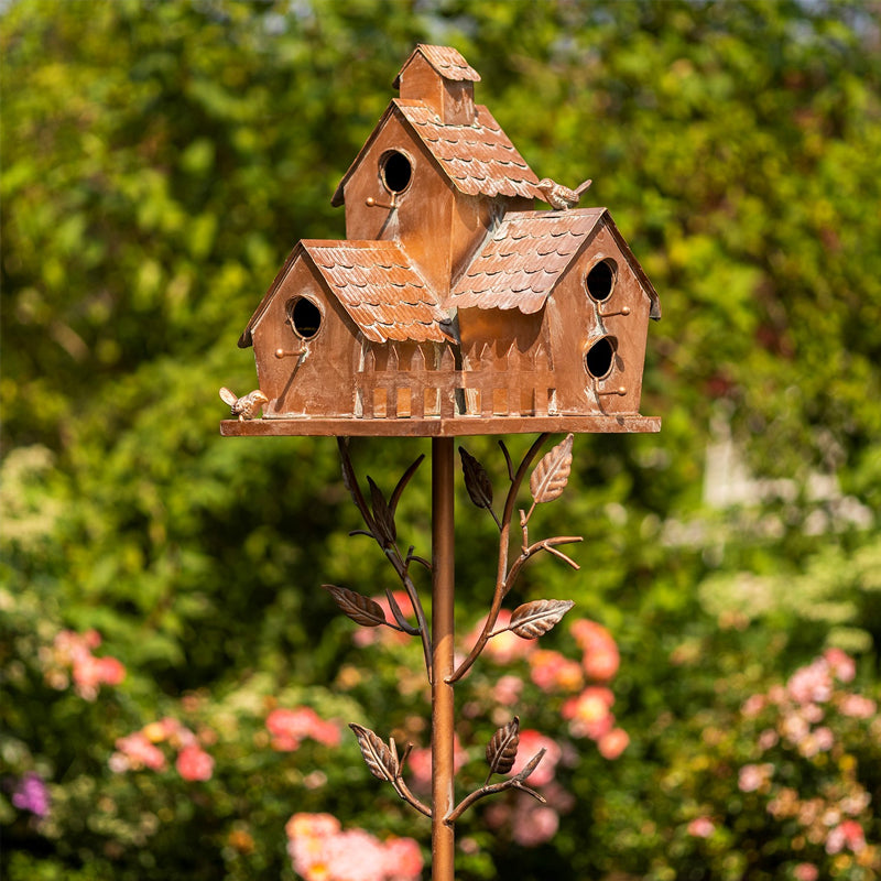 Gluschwein - Kreative Garten-Vogelhaus-Dekoration Aus Metall