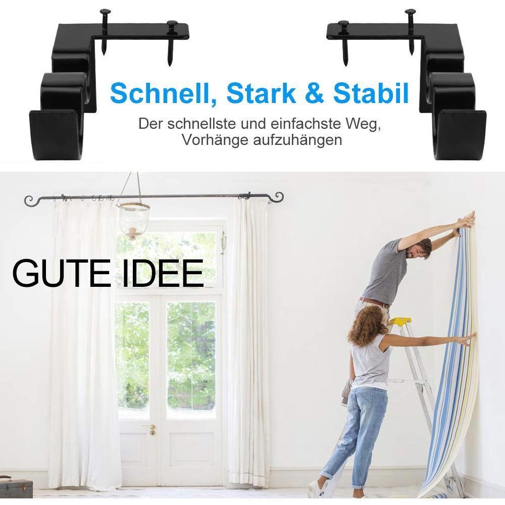 Gluschwein - Universal Vorhangstangen Halterungen 2 Stück