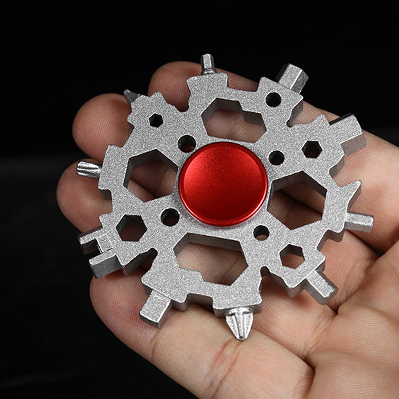 Gluschwein - 23-in-1 Snowflakefidget spinner Multitool