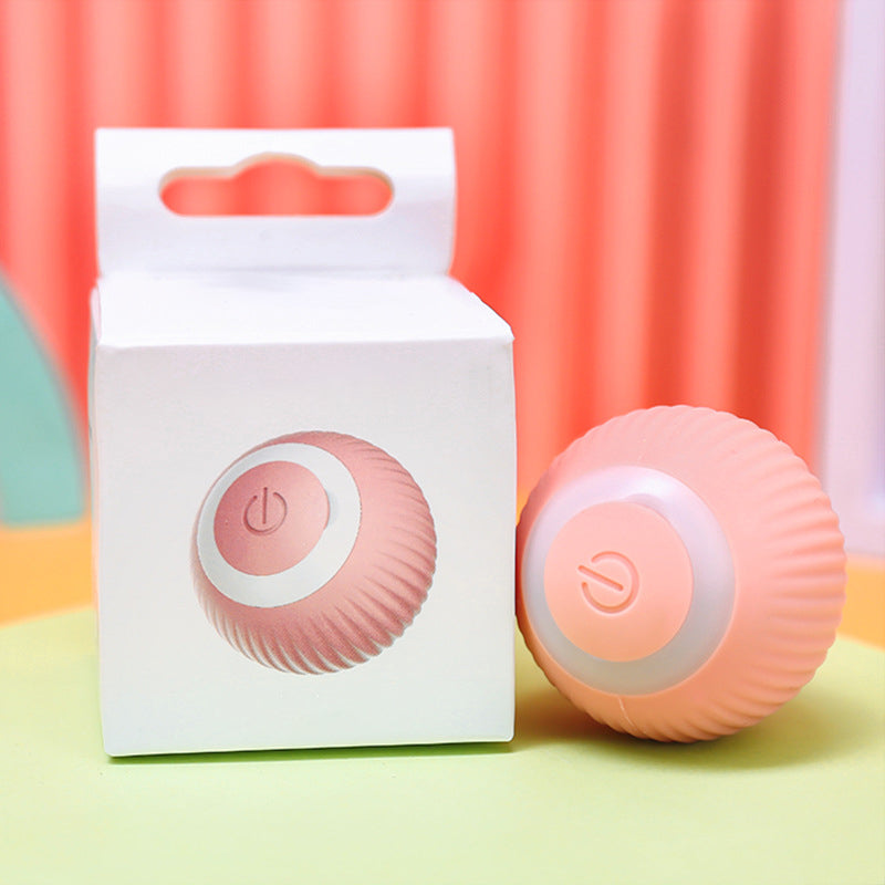Gluschwein - Intelligenter Elektrischer Selbstrollender Katzenspielzeugball rosa