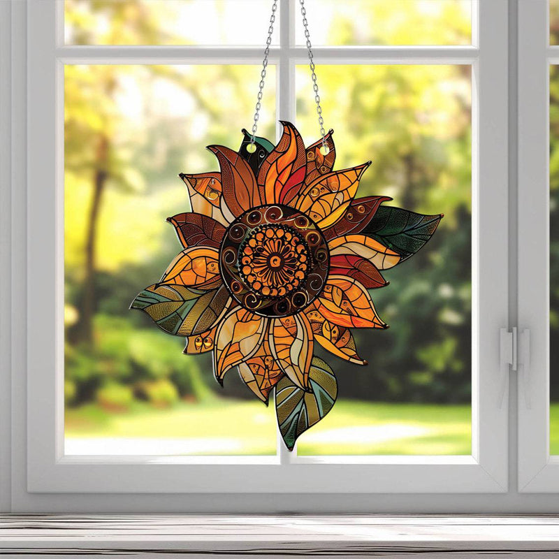 Gluschwein - Sonnenblume Acryl Fenster hÀngend
