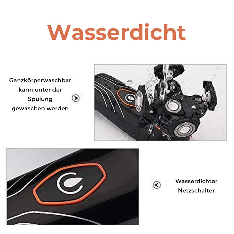 Gluschwein - Wiederaufladbarer 5-in-1-4D-Rotationsrasierer für Herren