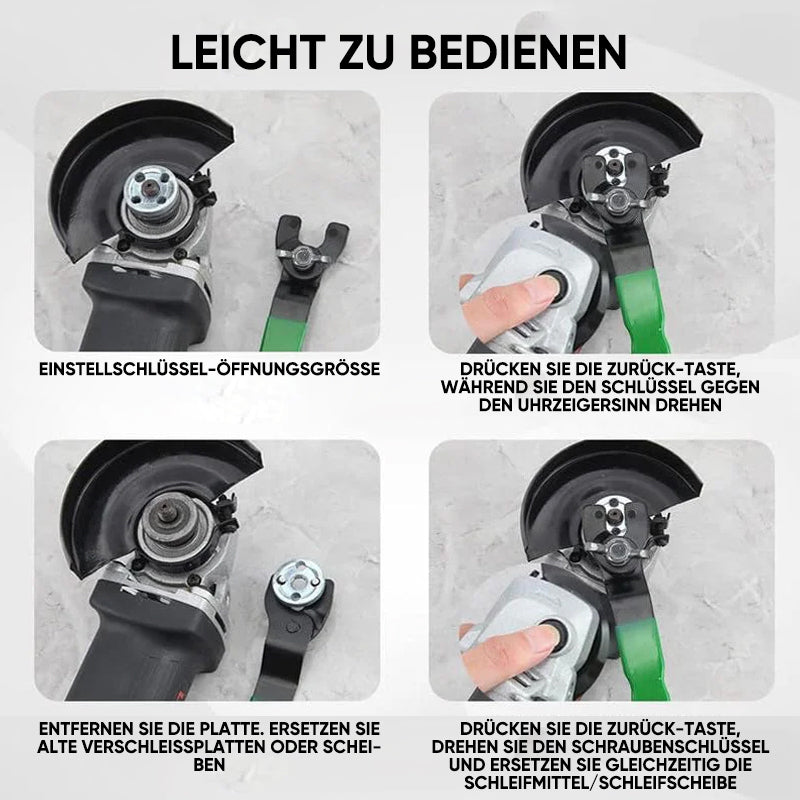 Gluschwein - Verstellbarer Winkelschleiferschlüssel - Verdicktes Demontagewerkzeug