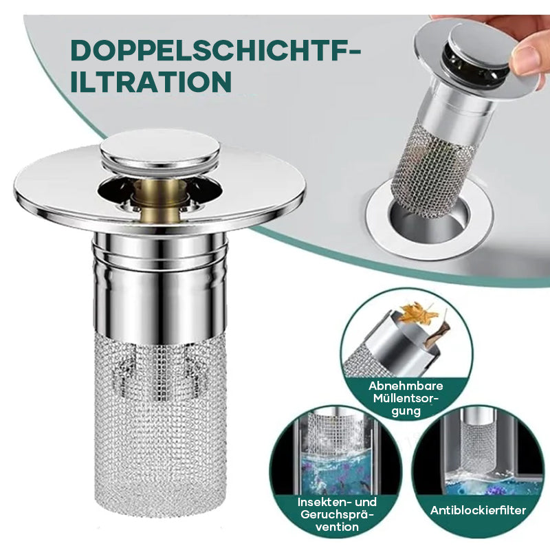 Gluschwein - Bodenablauffilter aus Edelstahl
