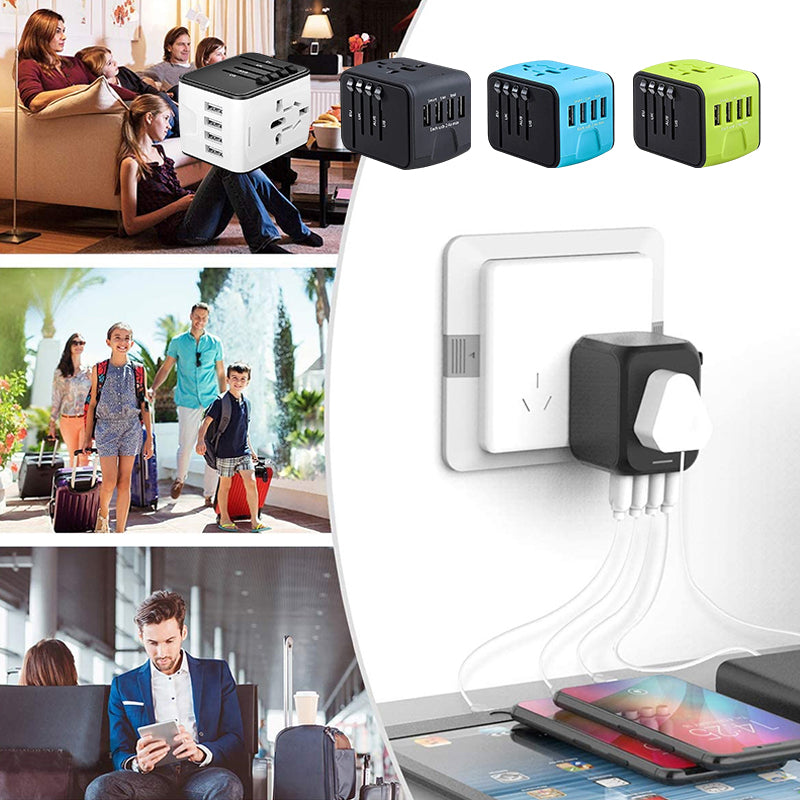 Gluschwein - Universal Smart Reiseadapter Spannungswandler