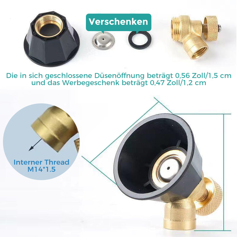 Gluschwein - Hochdruckdüse kann Düse zerstäuben