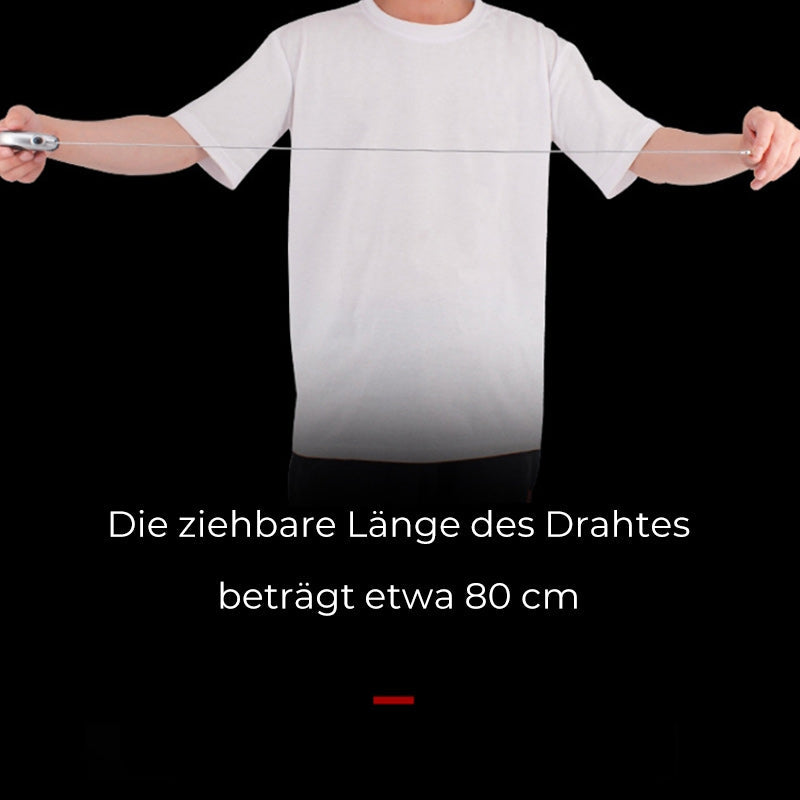 Gluschwein - Tragbares diebstahlsicheres teleskopisches Drahtschloss