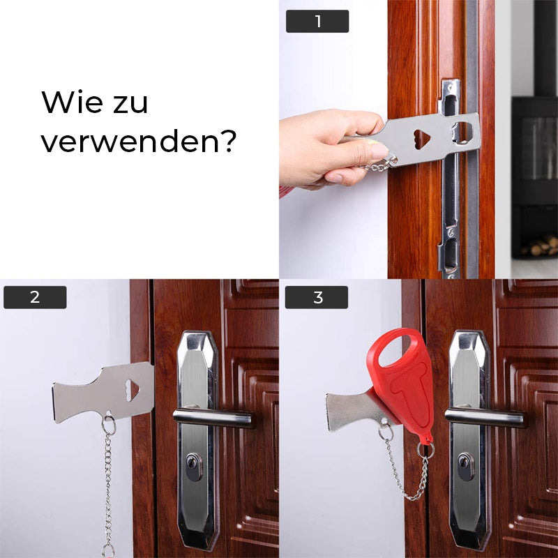 Gluschwein - Tragbares Sicherheitsschloss für Reisen