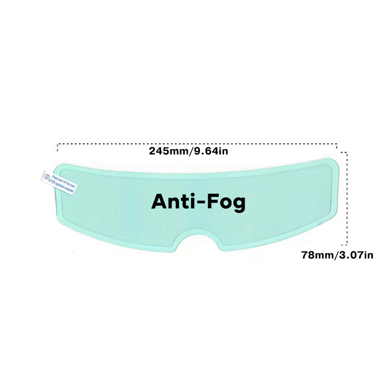 Revestimiento de visera antivaho e impermeable.