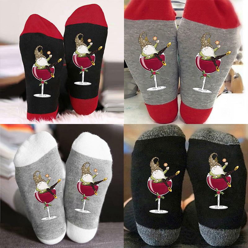 Gluschwein - 🧦Weinglas Unisex Crew Socken🧦