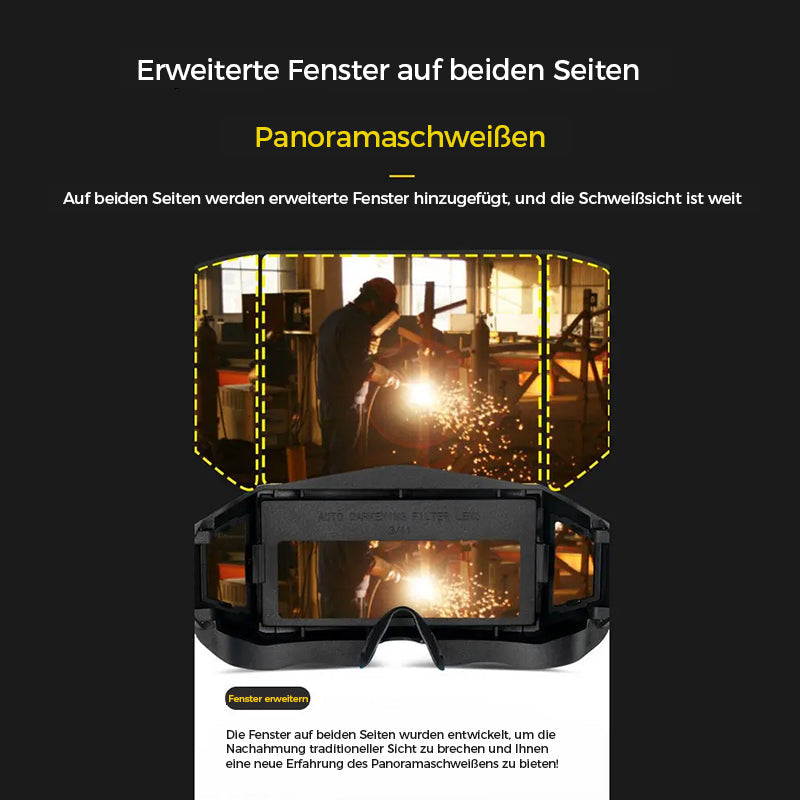 Gluschwein - Brennende Augenschutzbrille zum Schweißen
