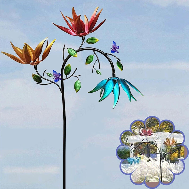 Gluschwein - Wunderschöner Sommer-Windspiel mit bunten Blumen