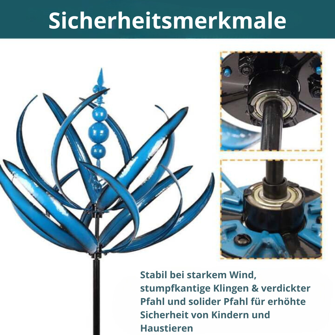 LotusSpinner | Girouette pour le jardin