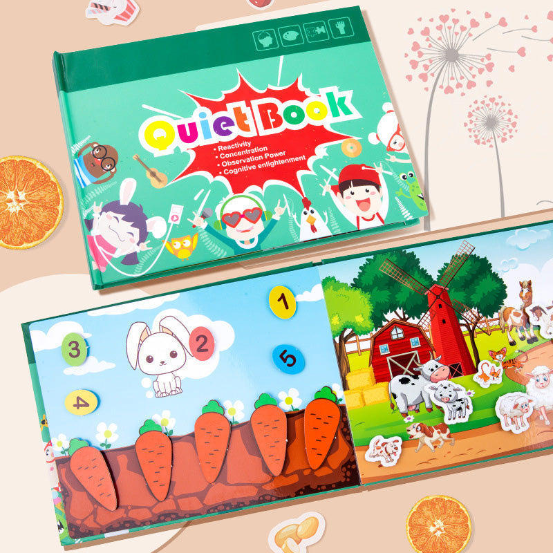 Gluschwein - Beschäftigtes Buch für Kinder zur Entwicklung von Lernfähigkeiten