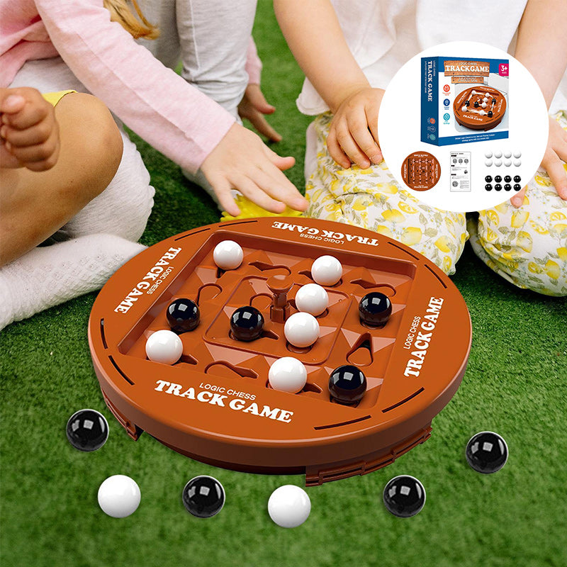 Juego de mesa educativo de lógica orbital.