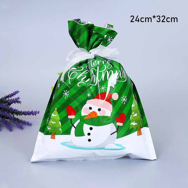 (🎄 Vente anticipée de Noël 🎄) Sacs cadeaux de Noël à cordon, réutilisables