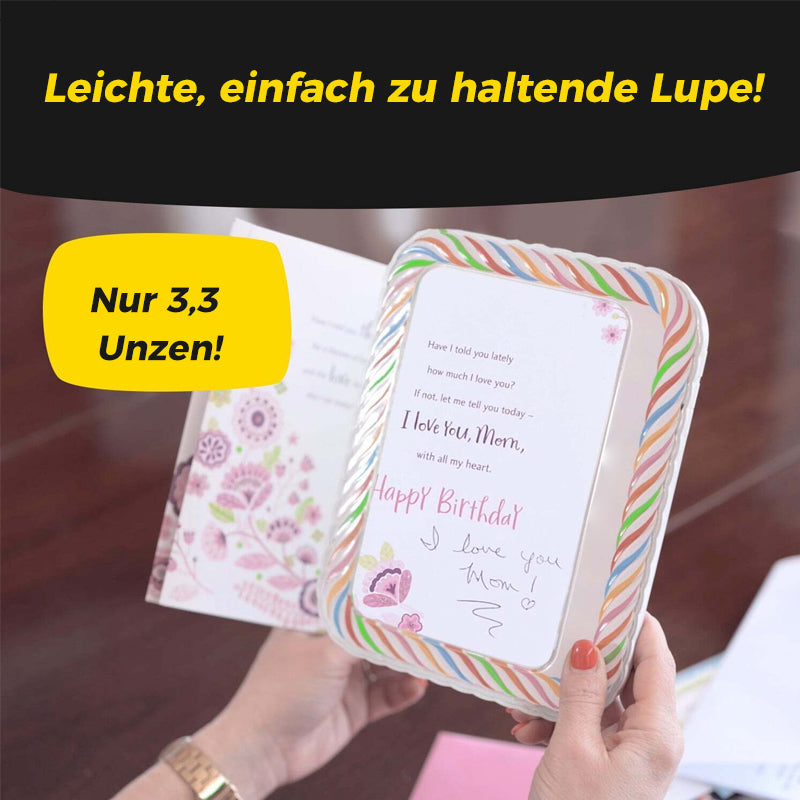 Gluschwein - LED-beleuchtete Lupe(Dieses Produkt ist ein Vorverkaufsprodukt und die Vorverkaufszeit beträgt 10-15 Tage)