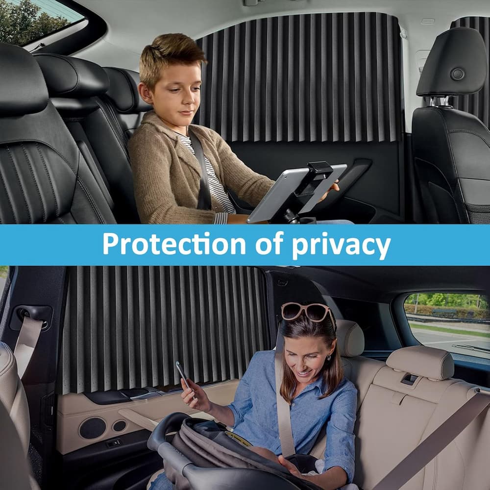 CarCurtain - Universal-Sonnenschutz mit Magneten - Fahren Sie kühl und privat