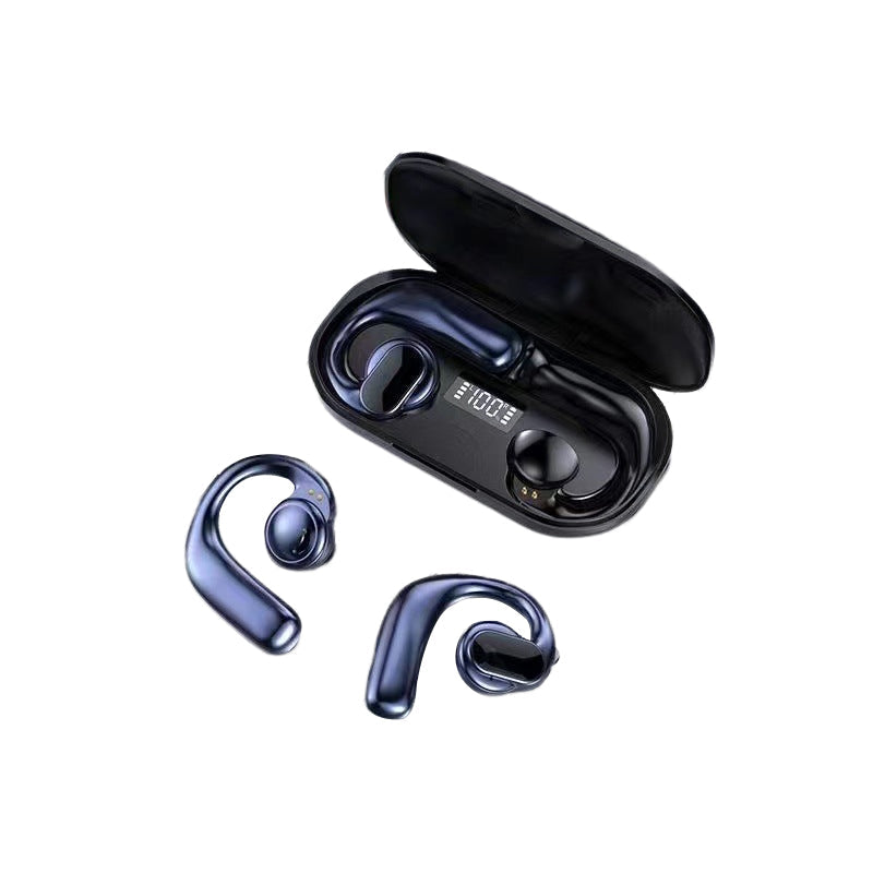 Gluschwein - TWS wireless bone conduction digital Bluetooth earbuds blue