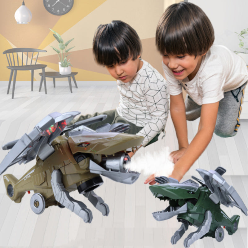 Gluschwein - LED-verwandelndes Dinosaurier-Helikopterspielzeug