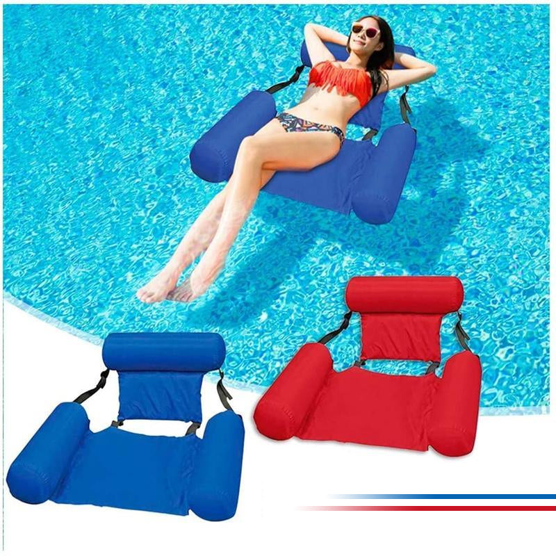 Gluschwein - Schwimmbett und Liegestuhl