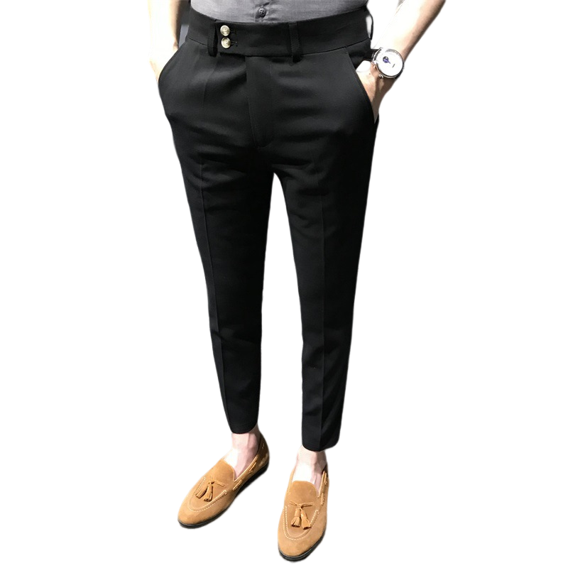Gluschwein - Solide Slim-Fit-Formalhose