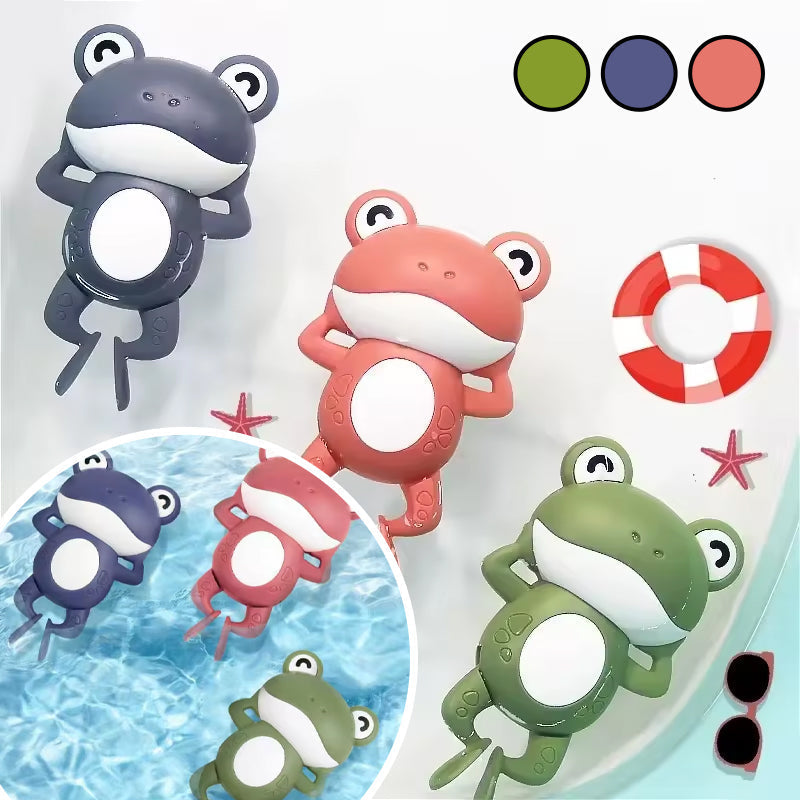 Gluschwein - Baby Dusche Uhrwerk Niedliches Tier schwimmender Frosch