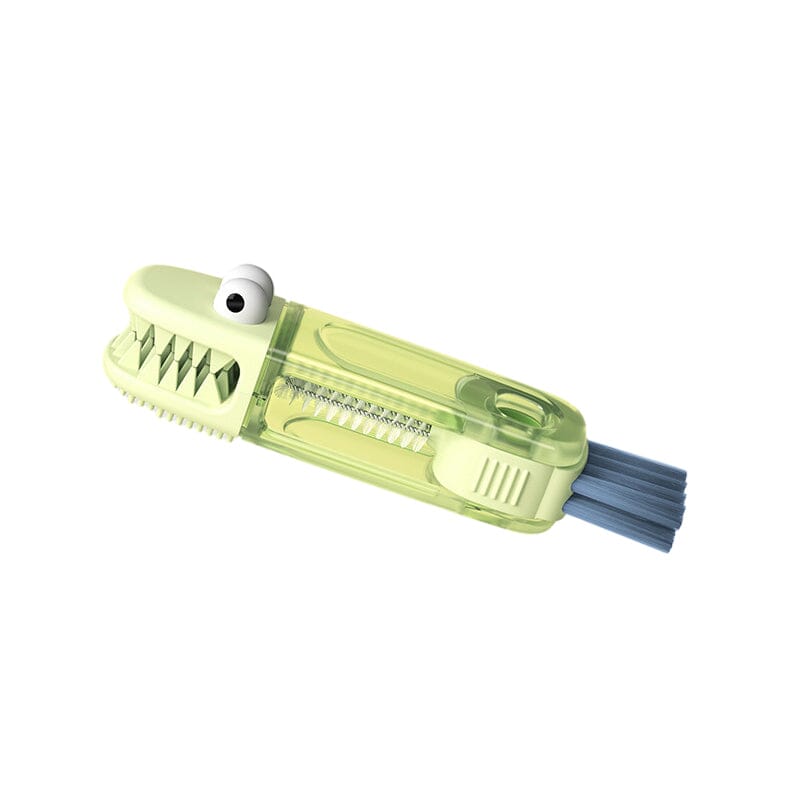Gluschwein - 4-in-1-Mehrzweck-Flaschenspalt-Reinigungsbürste green