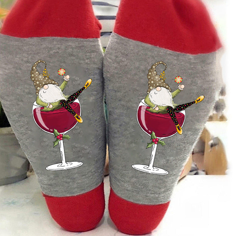 Gluschwein - 🧦Weinglas Unisex Crew Socken🧦