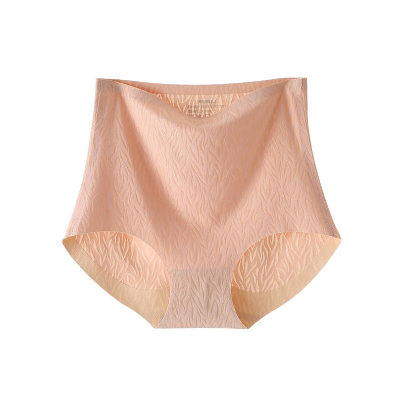 Gluschwein - Nahtlos nackte Damenunterwäsche mit hoher Taille Rosa