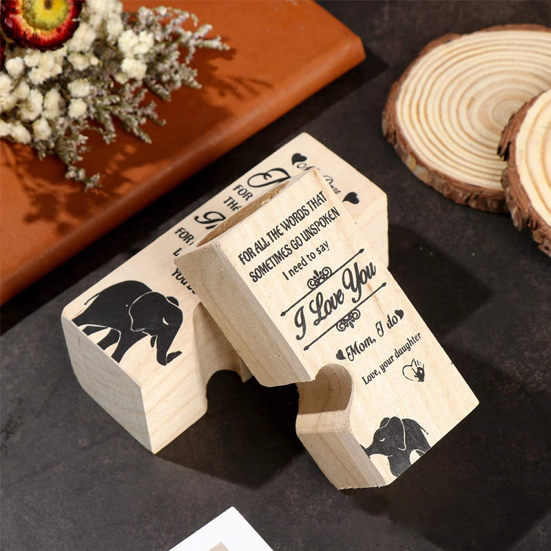Gluschwein - Kreativer Kerzenhalter aus Holz